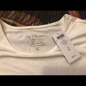 Chico’s large white top NEW